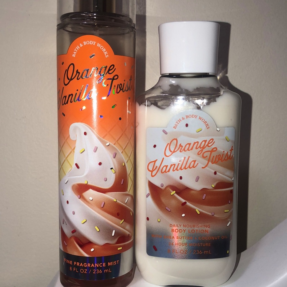 BBW Orange Vanilla Twist Set